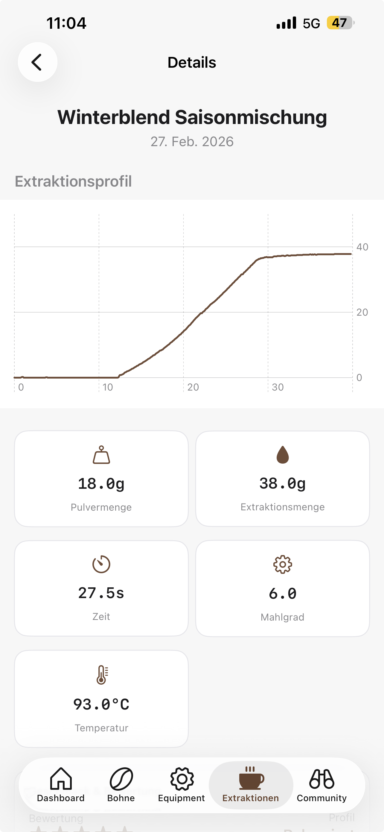 Barista Journal Screenshot 2